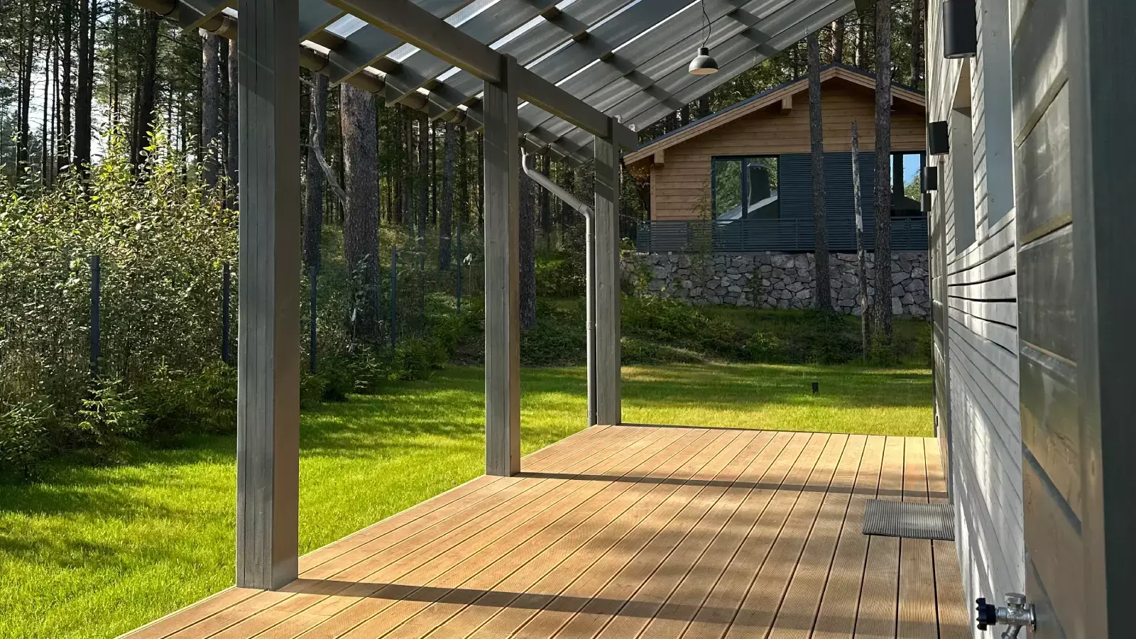 Зона барбекю и освещение участка NORD-120