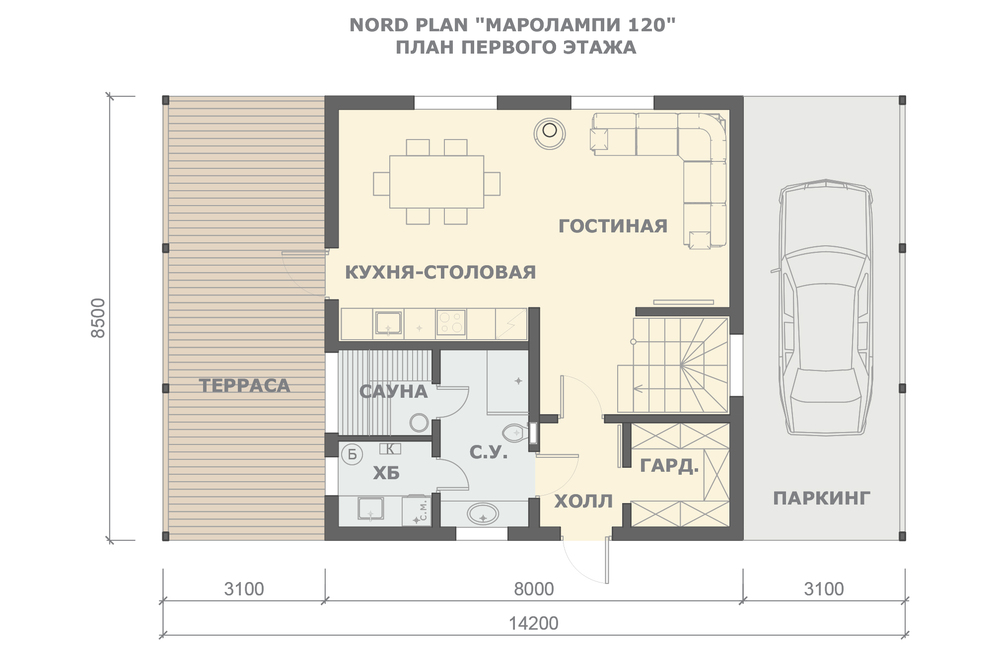 МАРОЛАМПИ 120 план 1 этажа